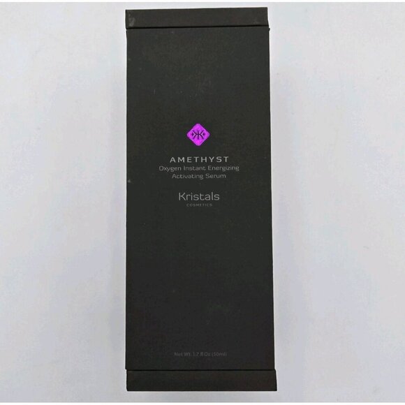 New KRISTALS Amethyst Oxygen Instant Energizing Activating Serum 1.7 FL OZ - Picture 2 of 8